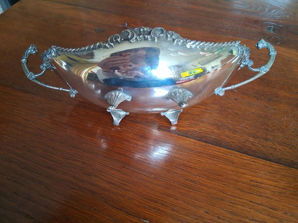 Zilver Schaaltje Russisch 925 110 gr, Antiek en Kunst, Antiek | Goud en Zilver, Ophalen of Verzenden