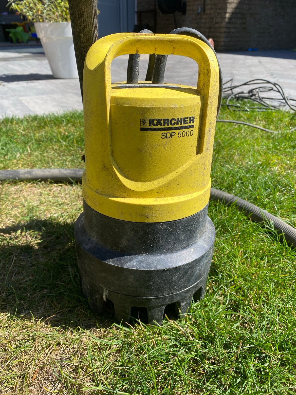 Kärcher SDP 5000 Dompelpomp - Gebruikt, Tuin en Terras, Waterpompen, Ophalen of Verzenden