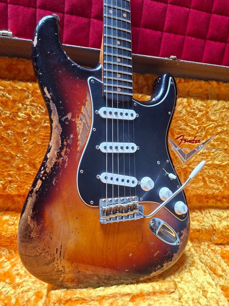 Fender Custom Shop LTD Poblano Strat Suphrel, Ophalen, Zo goed als nieuw, Solid body, Fender