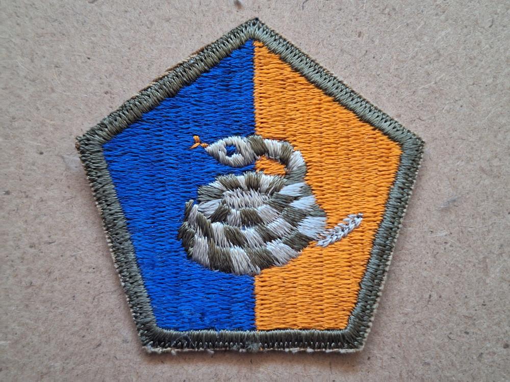 WWII US 51st Infantry Division patch (1946), Verzenden, Amerika, Embleem of Badge