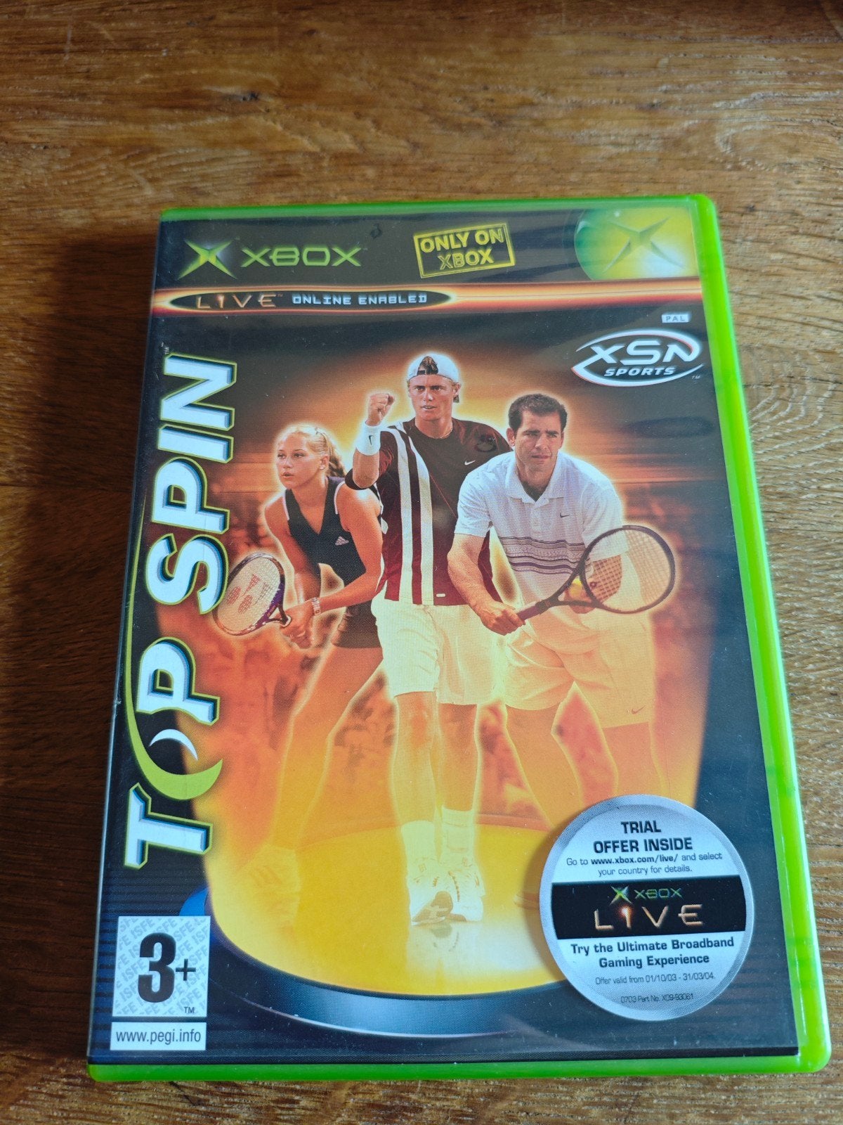 Top Spin - Xbox (Origineel), Online, 1 speler, Ophalen of Verzenden, Zo goed als nieuw