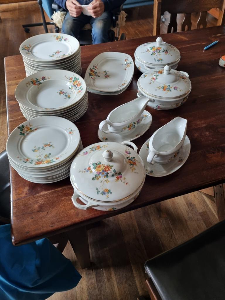 Arzberg Bavaria servies met bloemmotief, Ophalen