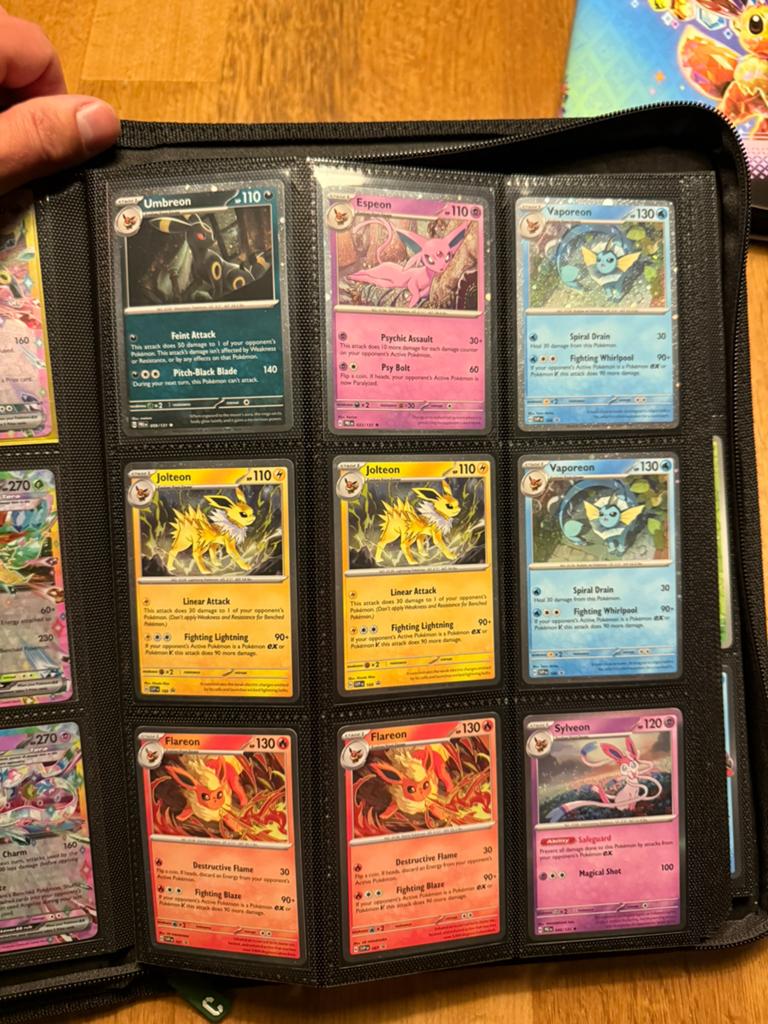 Pokemonkaarten slabs/ holo/masterball ex/full art/ promo/sir, Ophalen of Verzenden, Zo goed als nieuw, Meerdere kaarten