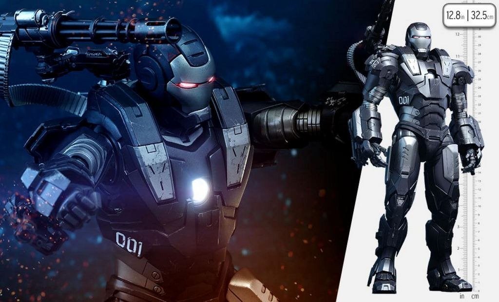Hot Toys Iron Man 2 War Machine MMS331D13, West Campus 1 76863 Herxheim (DE), Actiefiguur of Pop, Heo GmbH, Nieuw