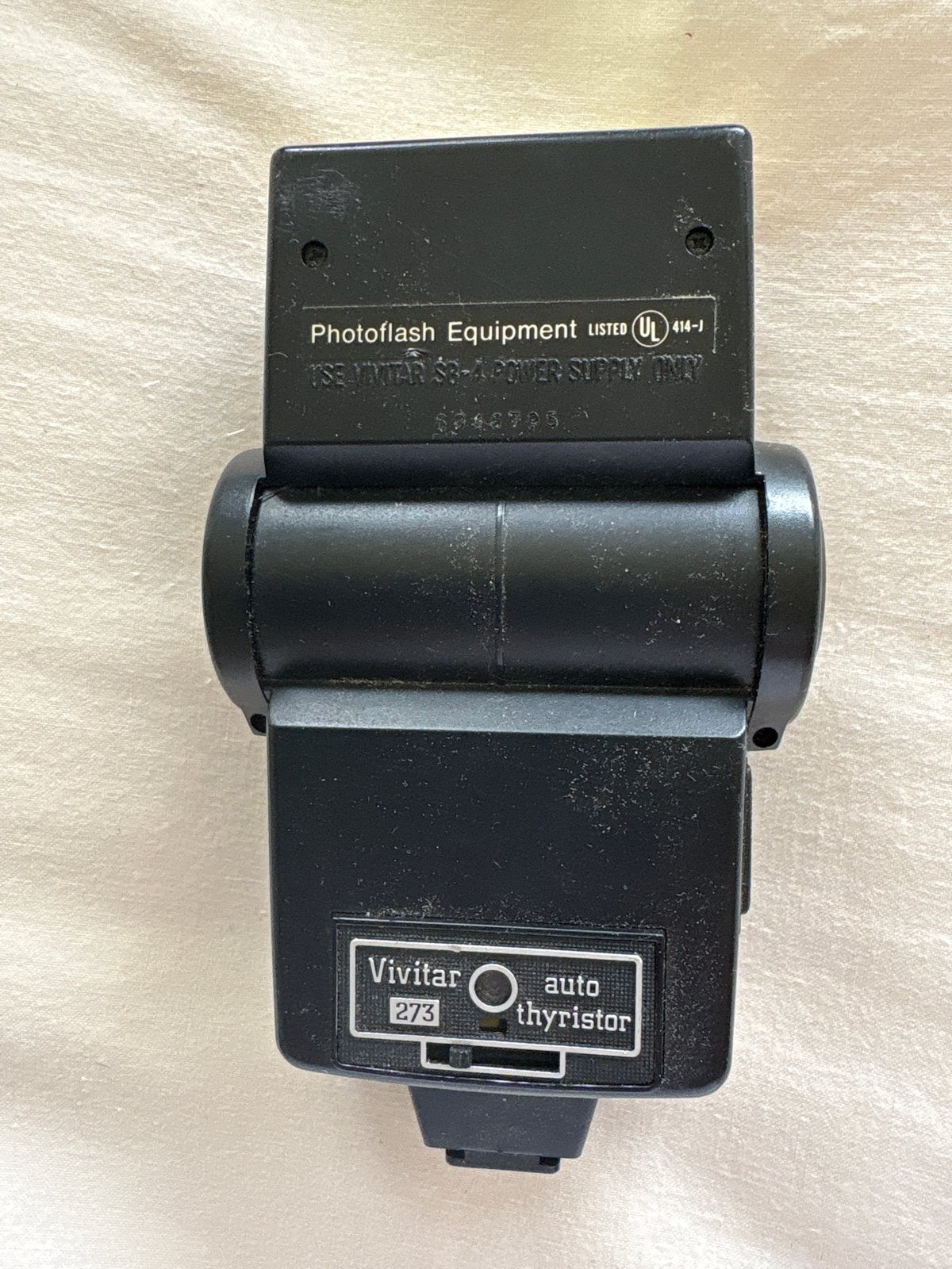 Vivitar 273 Auto Thyristor Externe Flitser, Gebruikt, Voor analoge fotografie, Externe flitser, Vivitar