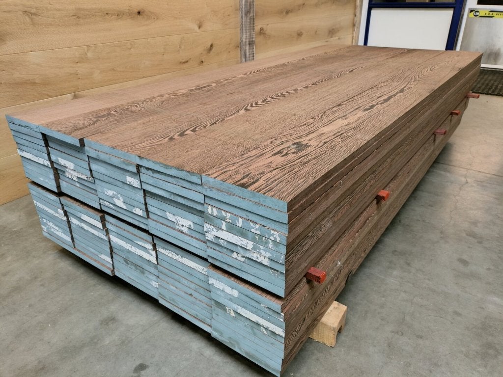 Wenge planken geschaafd en gedroogd 21x190 mm fijnhout, Nieuw, Plank