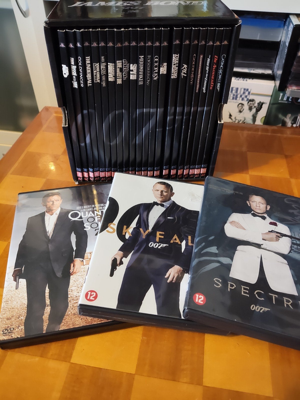 James Bond Dvd Collectie 1-24 NL ZGAN, Engels, Inclusief doosje, Nederlands, Ophalen of Verzenden