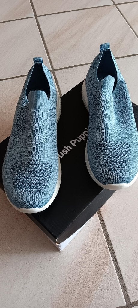 LEUKE INSTAPSCHOEN (HUSH PUPPIES), Ophalen, Blauw, Hush Puppies, Sneakers of Gympen