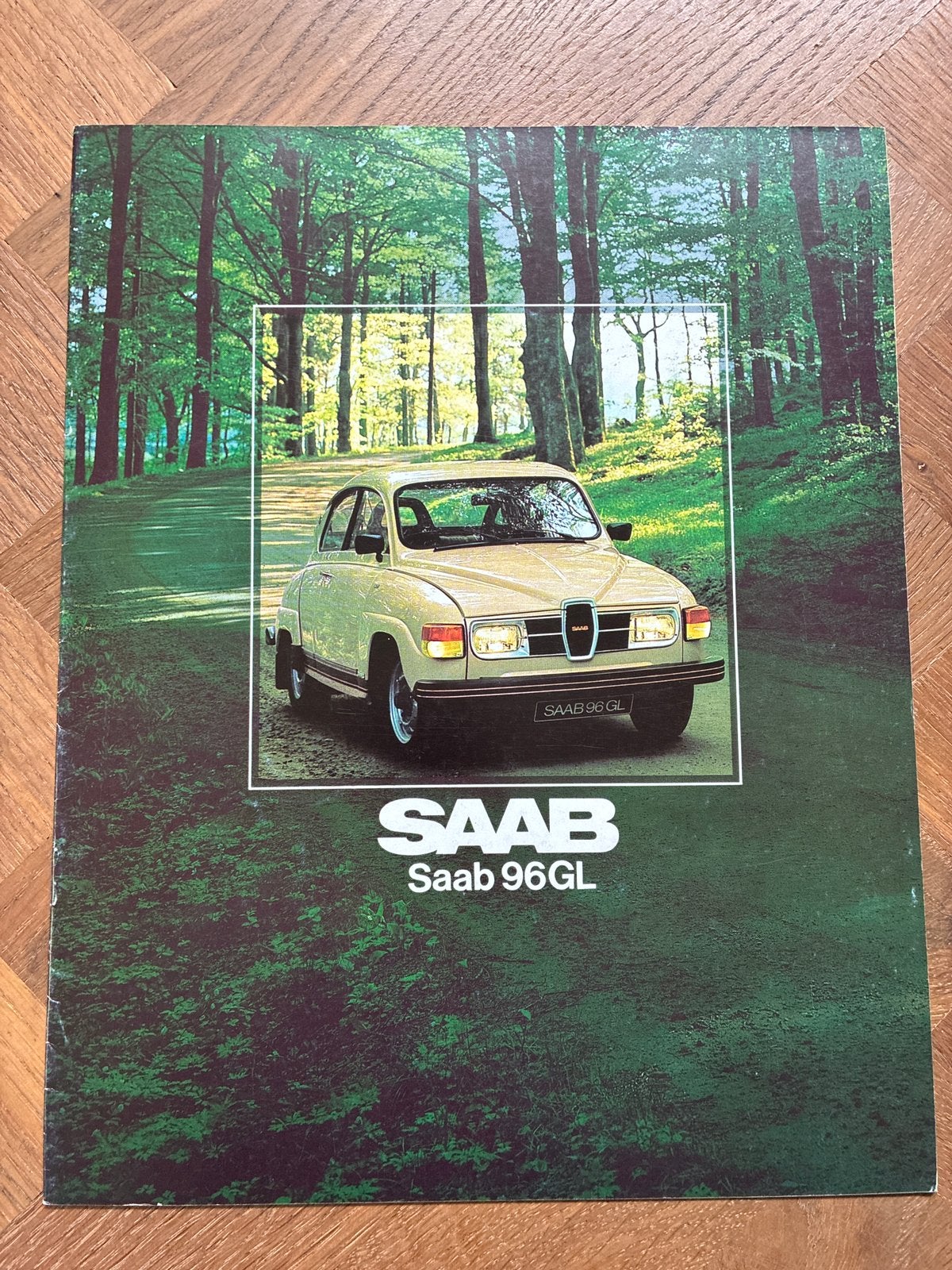 1979 Saab 96 GL brochure, Verzenden, Zo goed als nieuw, Overige merken