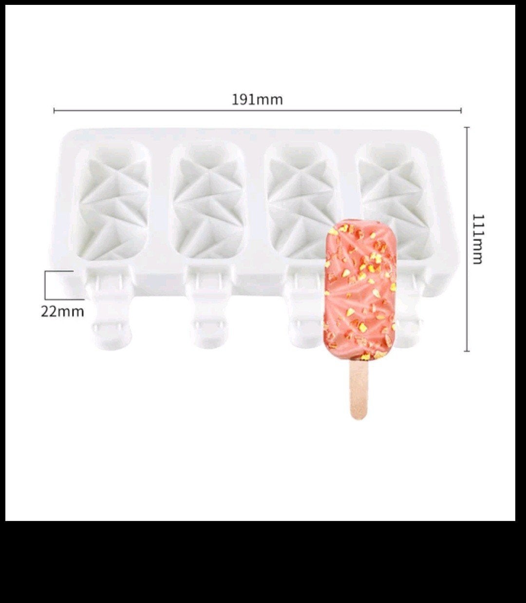Nieuwe Siliconen Mal voor Kaarsen, Cake, Zeep - IJsjes, Ophalen, Nieuw, Taarten of Cupcakes, Bakvorm