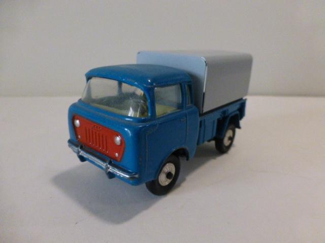 Corgi Toys 470 Jeep FC 150 blauw met huif, Ophalen of Verzenden, Zo goed als nieuw, Auto