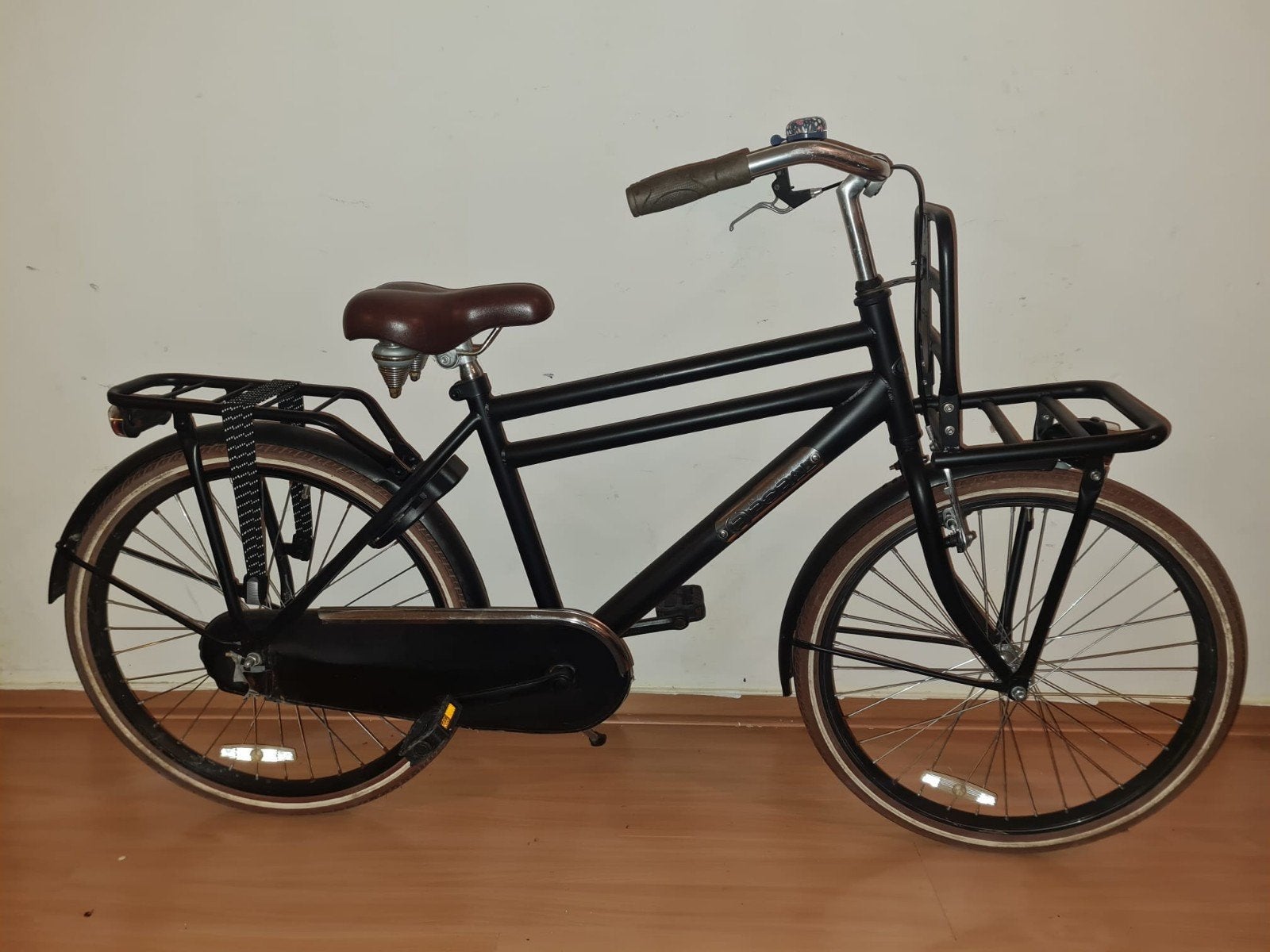 Popal transporter jongensfiets 24 inch zwart maatt 
T, Ophalen, 24 inch, Popal, Handrem
