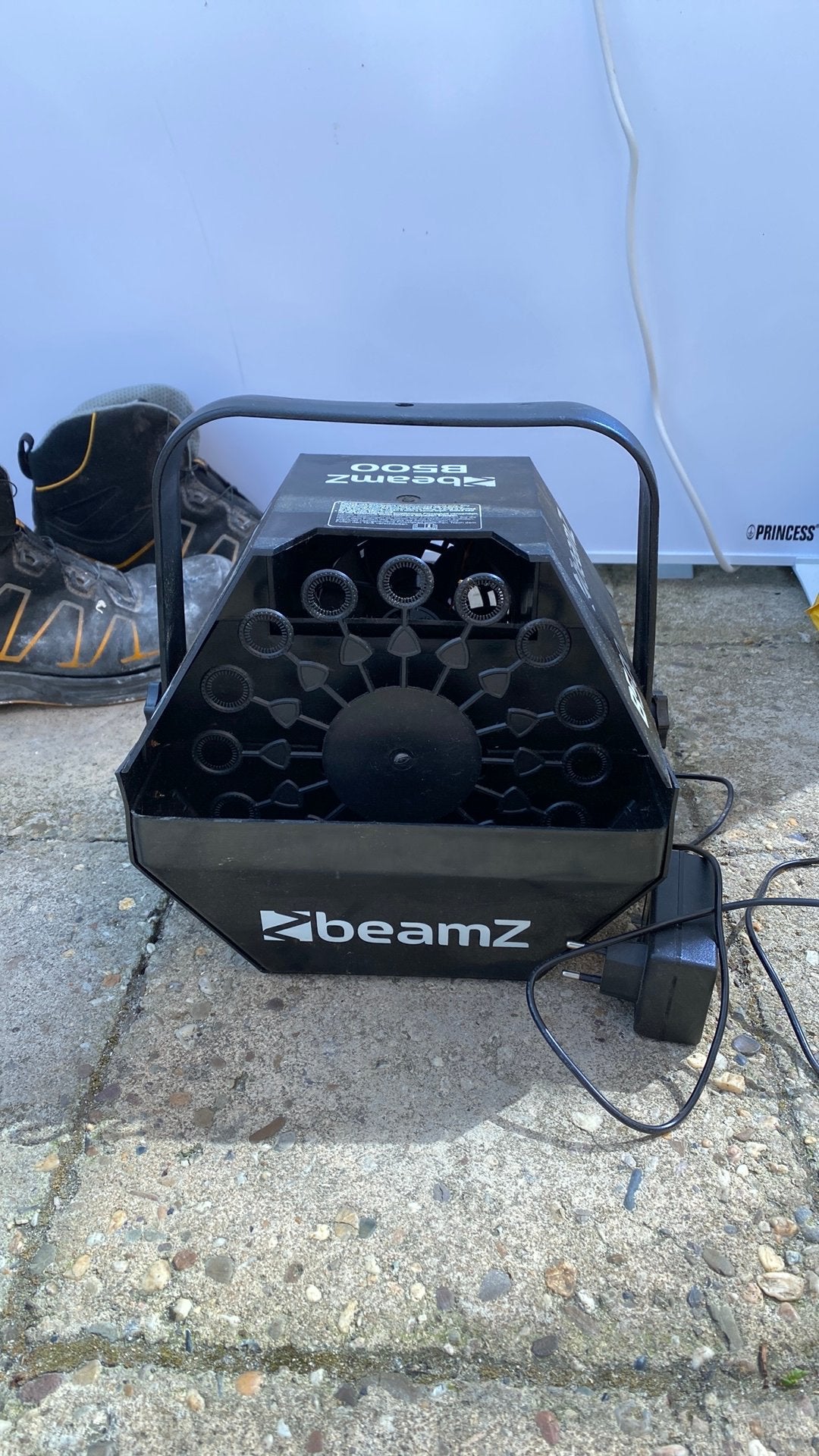 Nieuwe Beamz b500 (bellenblaasmachine), Ophalen, Zo goed als nieuw