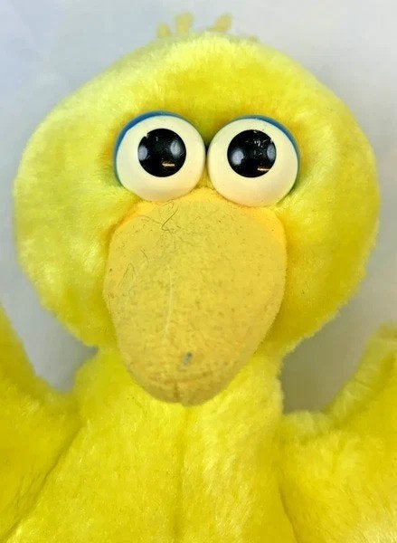Vintage Tyco Big Bird Sesamstraat Pluche Knuffel 1995 20cm, Coolsingel 104, 3011 AG Rotterdam, Netherlands, Overige typen, Zo goed als nieuw
