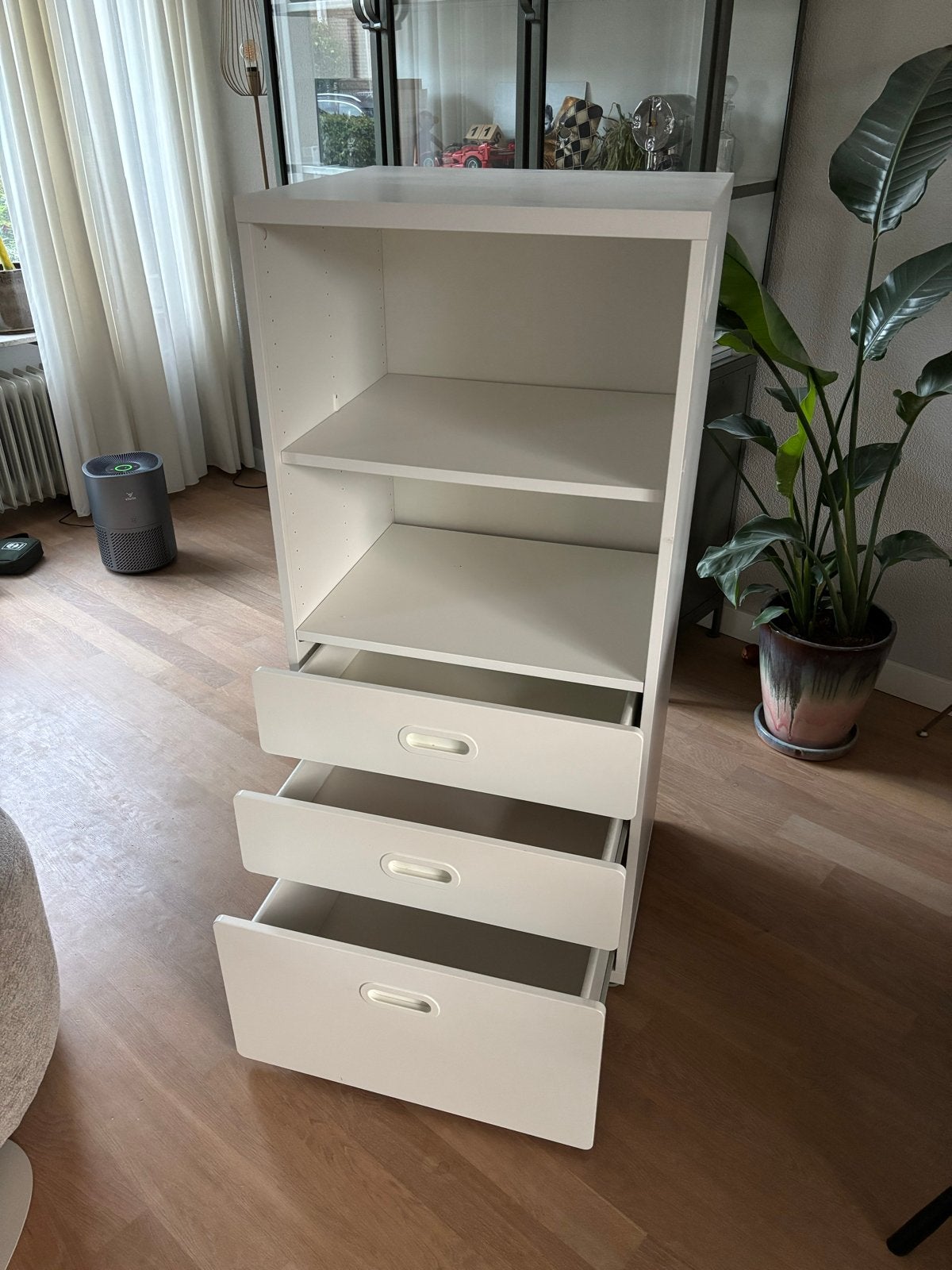 Witte Ikea SMÅSTAD / PLATSA kast met 3 lades, Huis en Inrichting, Kasten | Kledingkasten, Ophalen, Overige materialen, Gebruikt