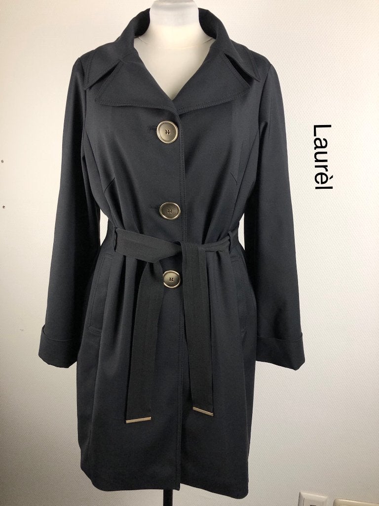 Laurel Trenchcoat  {mt: 42} 8894-28,2, Beige, Maat 42/44 (L), Zo goed als nieuw, Laurel