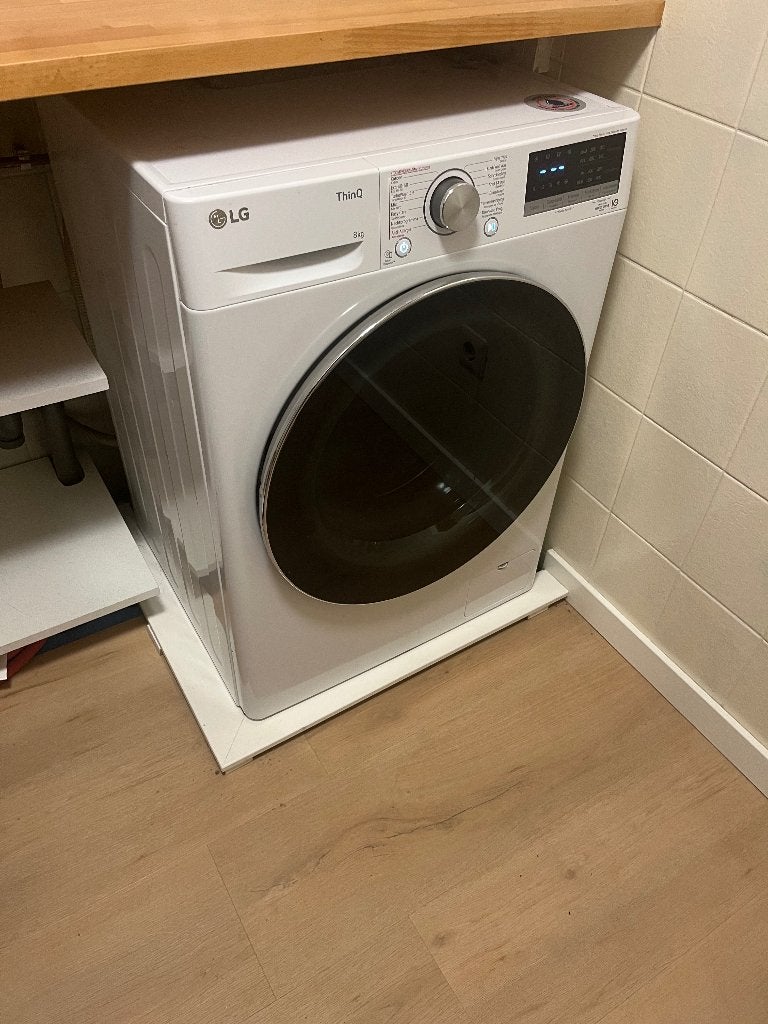 Wasmachine - LG GC3V708S2 TurboWash 39 - Als nieuw, Ophalen, 1200 tot 1600 toeren, 8 tot 10 kg, Zo goed als nieuw