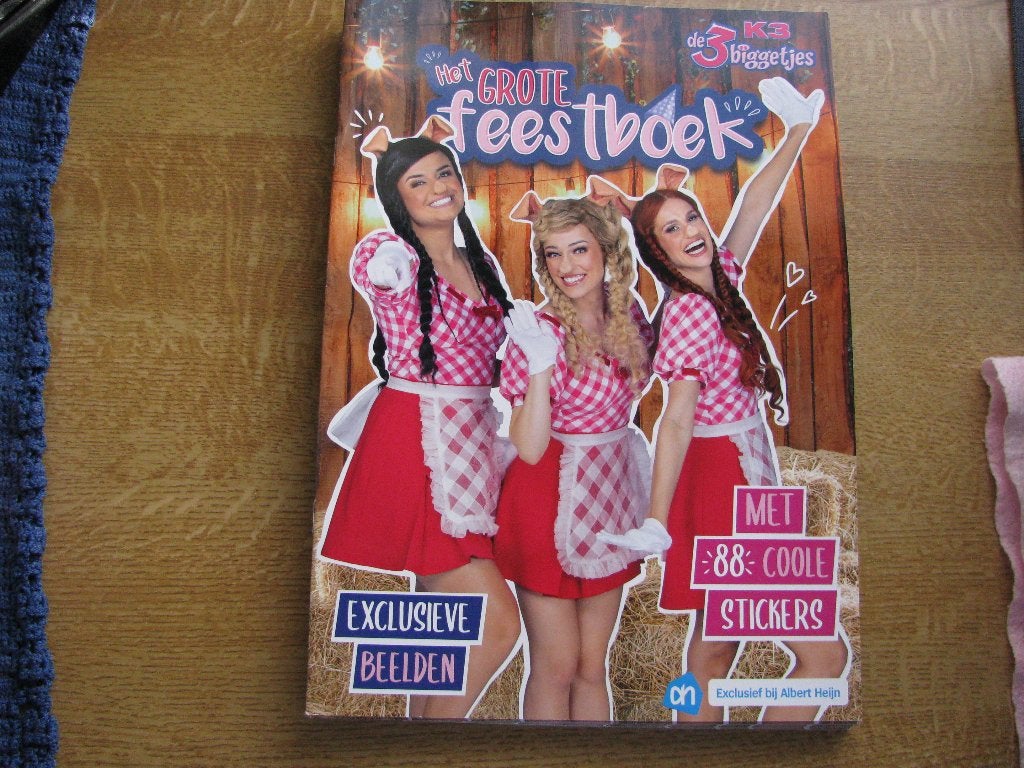 K3 het grote feestboek - nieuw zonder stickers, Verzenden, Nieuw, Film, Tv of Omroep