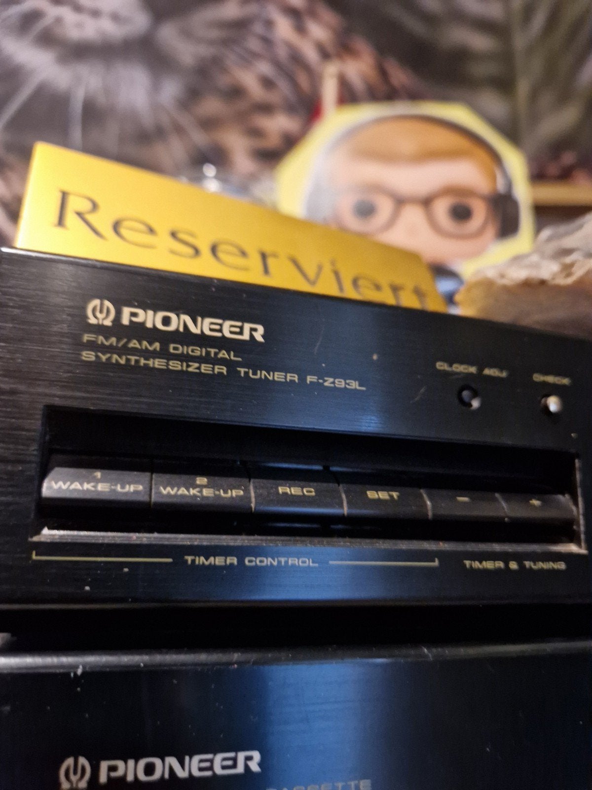 Pioneer (vintage) F-Z93L Stereotoren met dubbele cassettedec, Losse componenten, Zo goed als nieuw, Pioneer, Ophalen