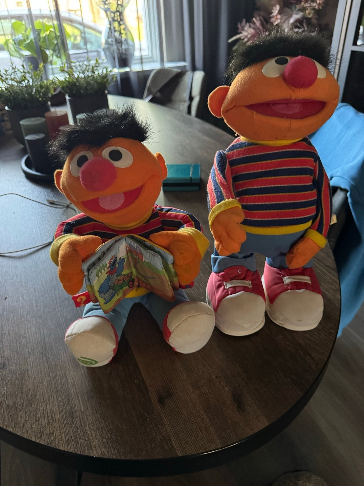 Ernie knuffels Sesamstraat - Fisher-Price Mattel 2005, Oranje, Overige karakters, Overige typen, Ophalen of Verzenden