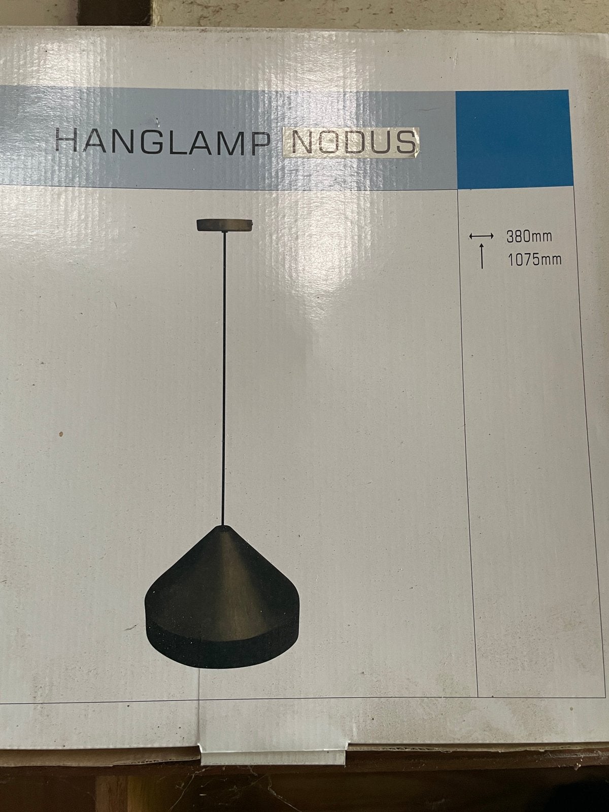Drie nieuwe zwarte hanglampen 40cm breed, Ophalen of Verzenden, Nieuw, Metaal