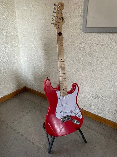 Fender stratocaster 2019, Ophalen, Zo goed als nieuw, Solid body, Fender