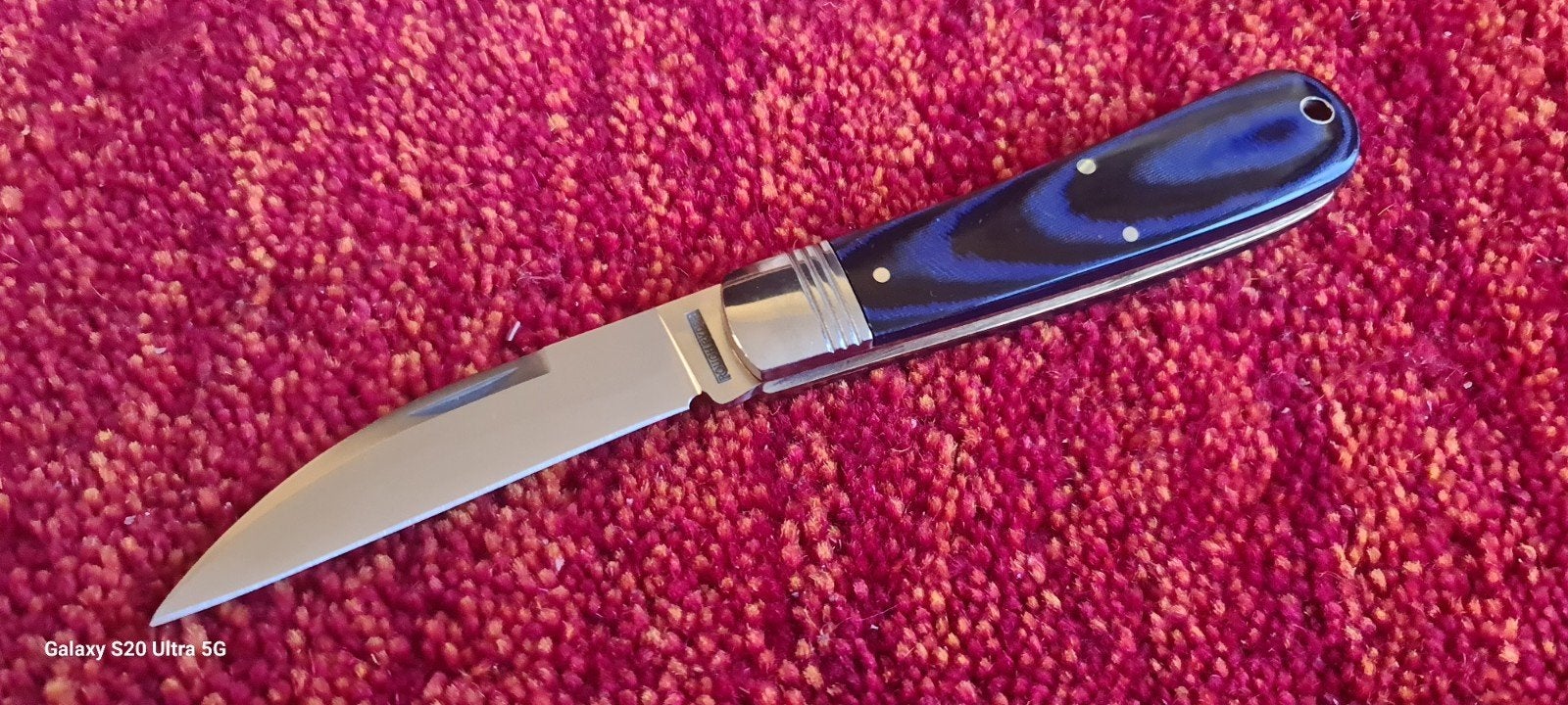 Rough Ryder Zakmes RR2181 met Blauw Handvat, Ophalen of Verzenden