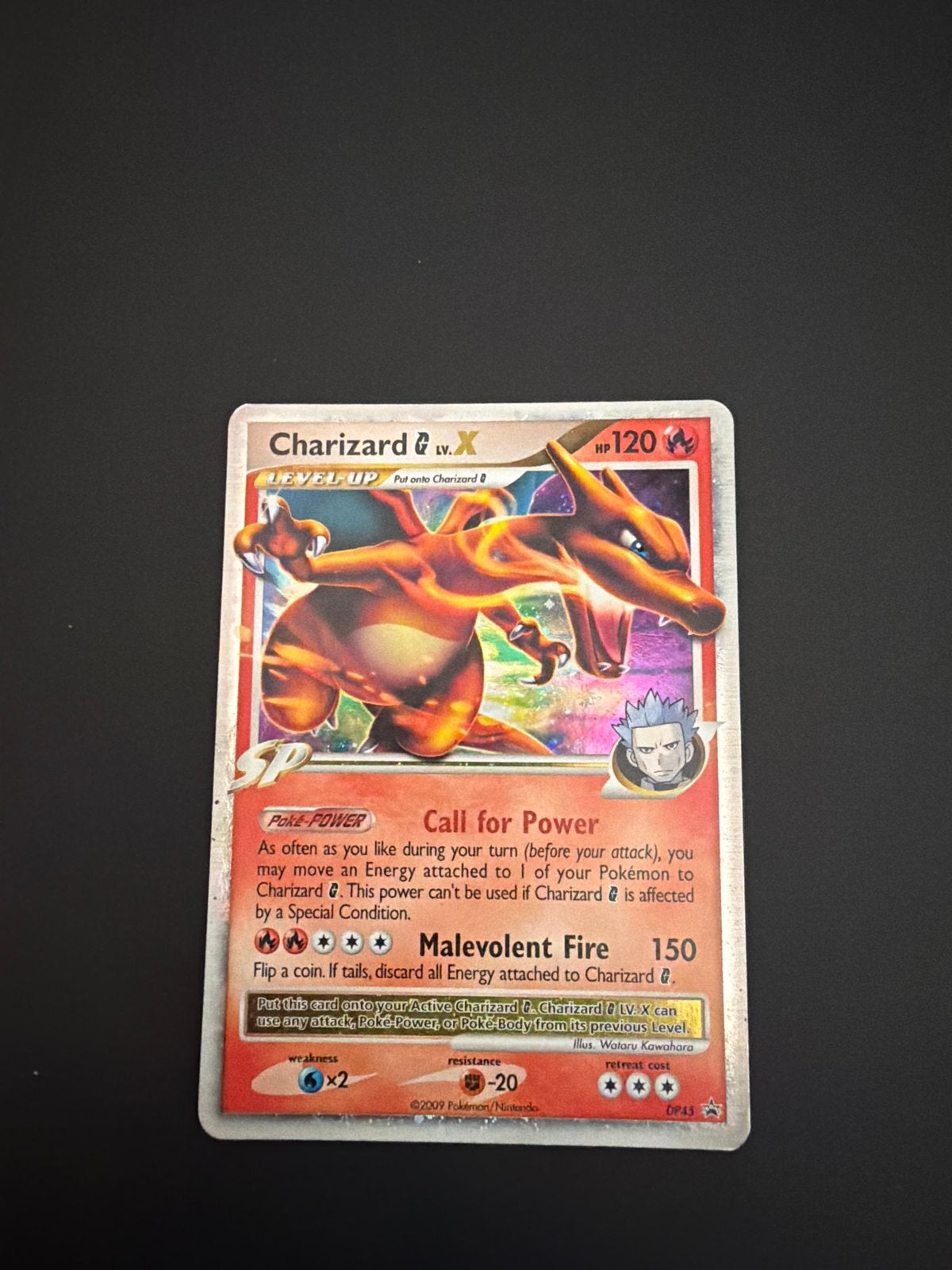 Charizard G LV.X 2009 Pokémon Kaart - Ruilen mogelijk, Ophalen of Verzenden, Gebruikt, Losse kaart