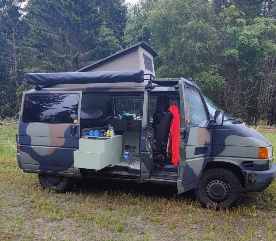 VW T4 Syncro Overlander Camper, Buscamper of Camperbus, ABS, Volkswagen, Tot en met 2