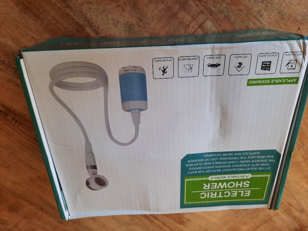 Draagbare Elektrische Campingdouche / Outdoor Douche (USB), Ophalen of Verzenden, Zo goed als nieuw