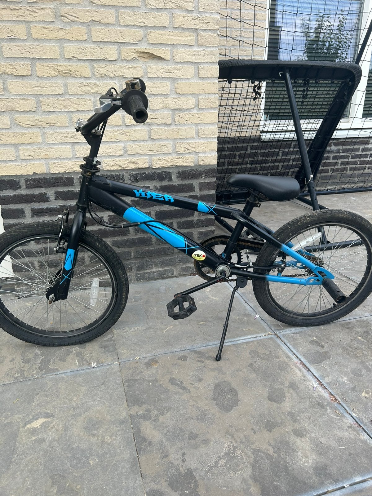 Viper BMX, Ophalen, Staal, Schijfrem, Voetsteunen