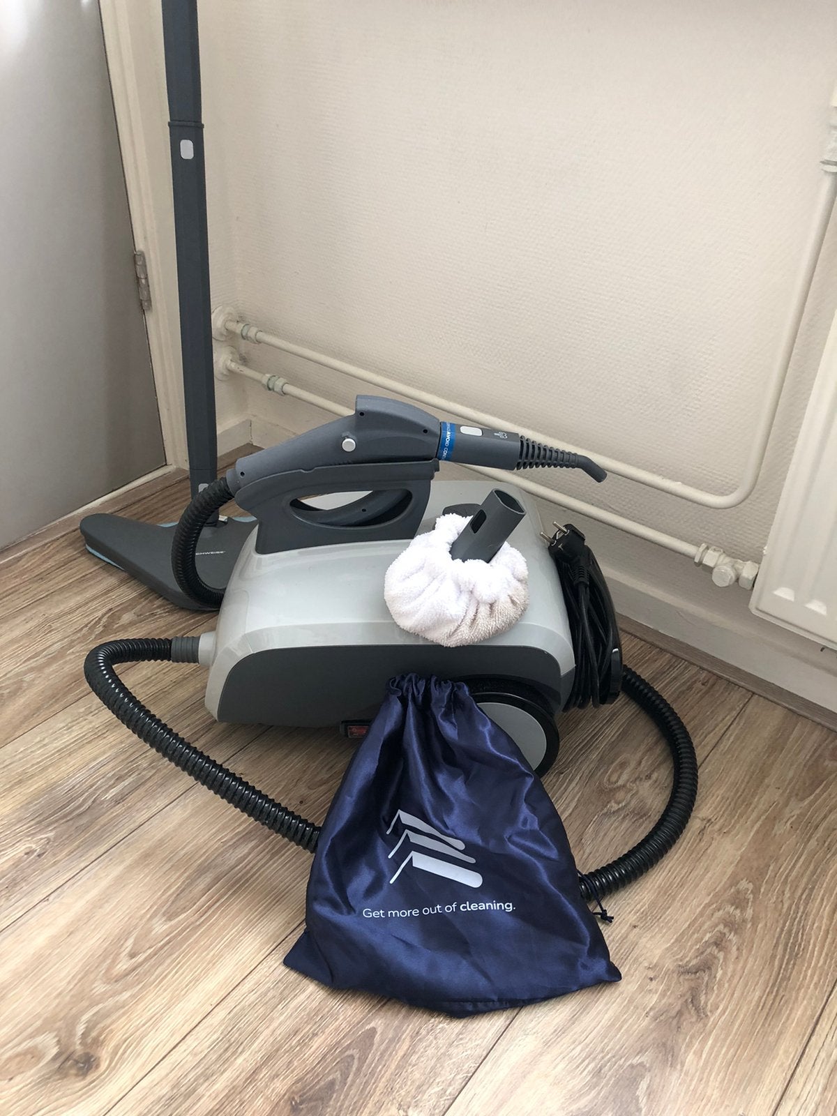 Techweise stoomreiniger TS1 compleet met accessoires, Ophalen of Verzenden, Zo goed als nieuw, Stoomreiniger