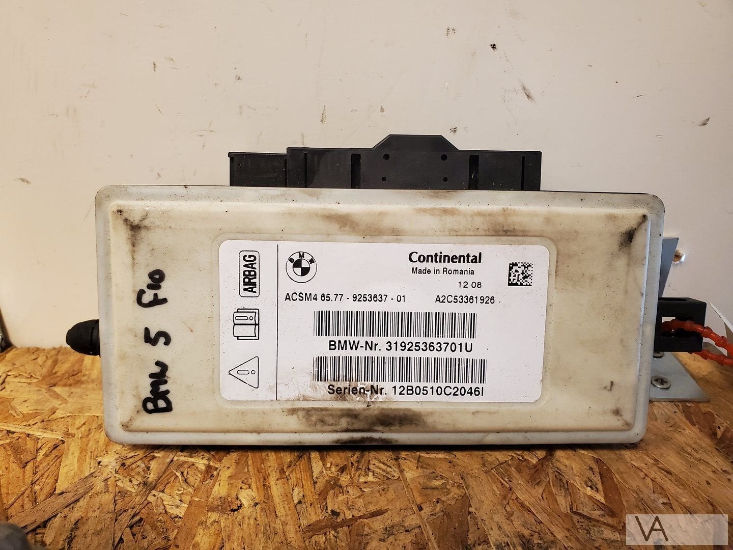 BMW 5 serie F10 F11 airbag module 2009 - 2016 9253637 €40, Gebruikt, -, -, Ophalen of Verzenden