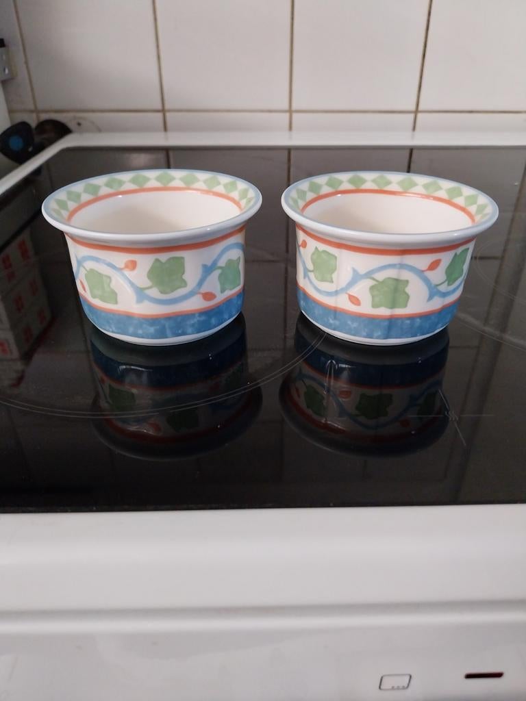Villeroy & Boch Twist Lucca schaaltjes/ramekins (2 stuks), Ophalen of Verzenden, Zo goed als nieuw, Kom(men), Overige stijlen