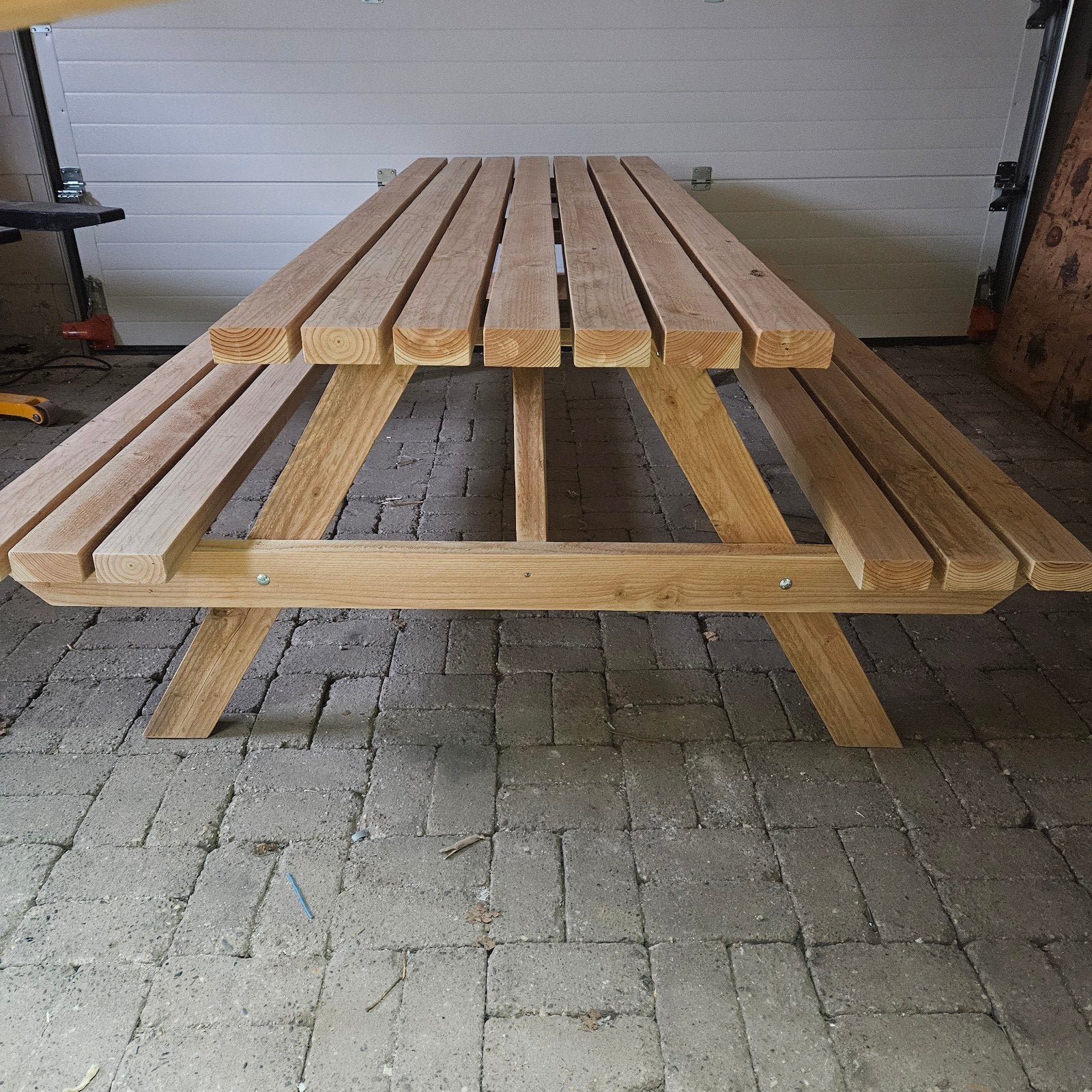 picknicktafels douglashout, Ophalen, Nieuw, Rechthoekig, Hout
