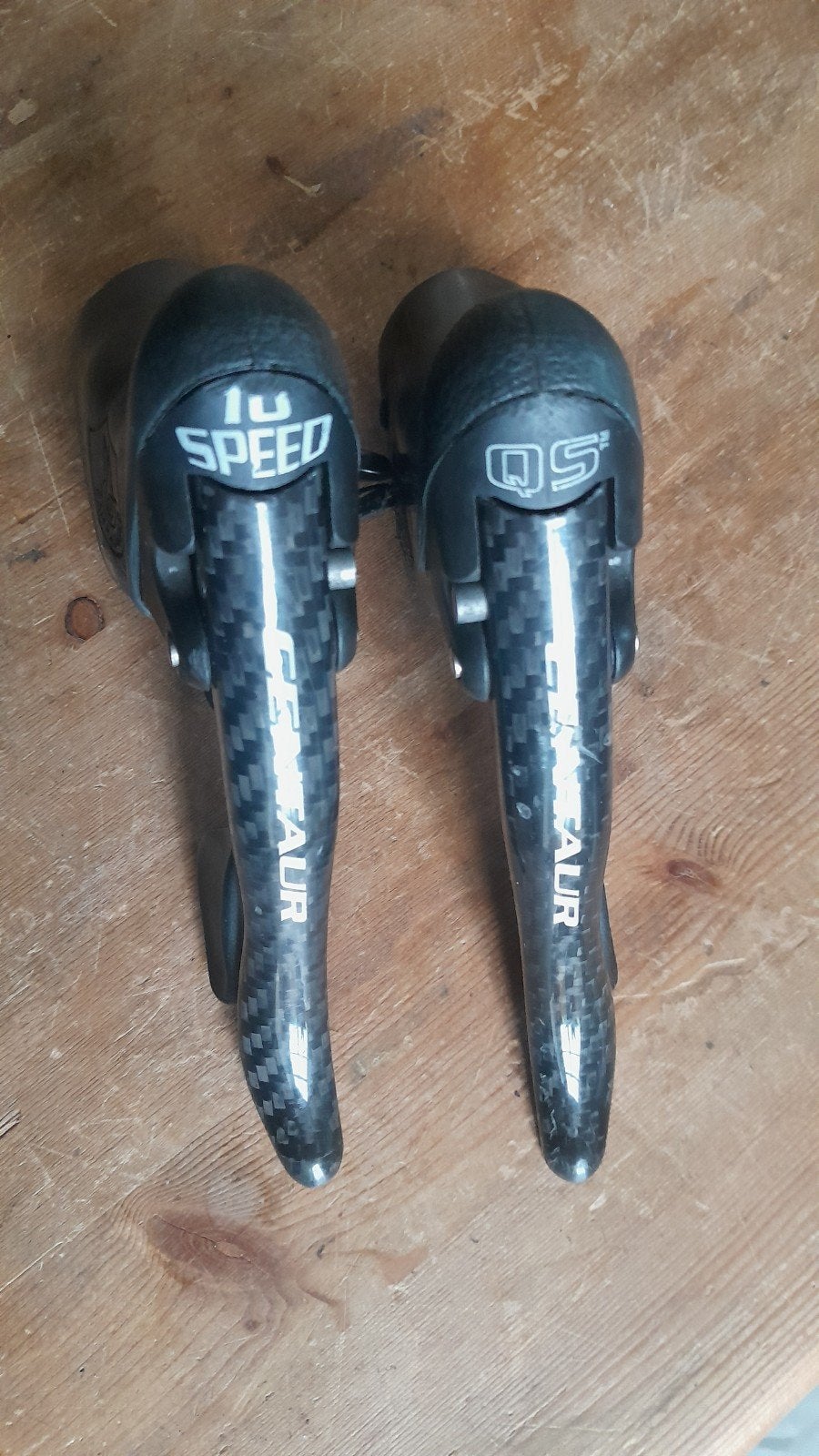 campagnolo centaur carbon ergopower 2x10 3x10, Ophalen of Verzenden, Gebruikt, Overige typen