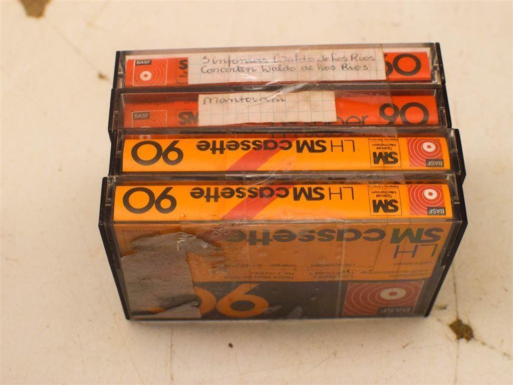4 stuks Basf Cassettebandjes 51576, Ophalen of Verzenden, Gebruikt, Overige genres, 1 bandje