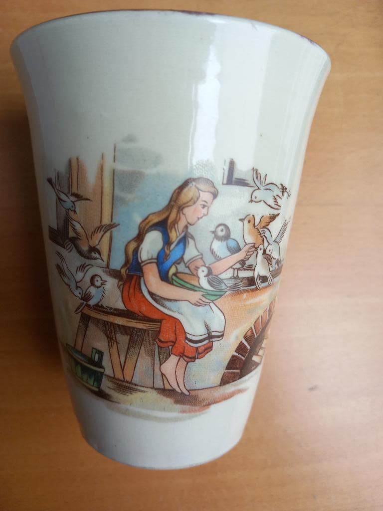 Kinder drinkbeker door Chodziez Polen met sprookjes thema, Ophalen of Verzenden