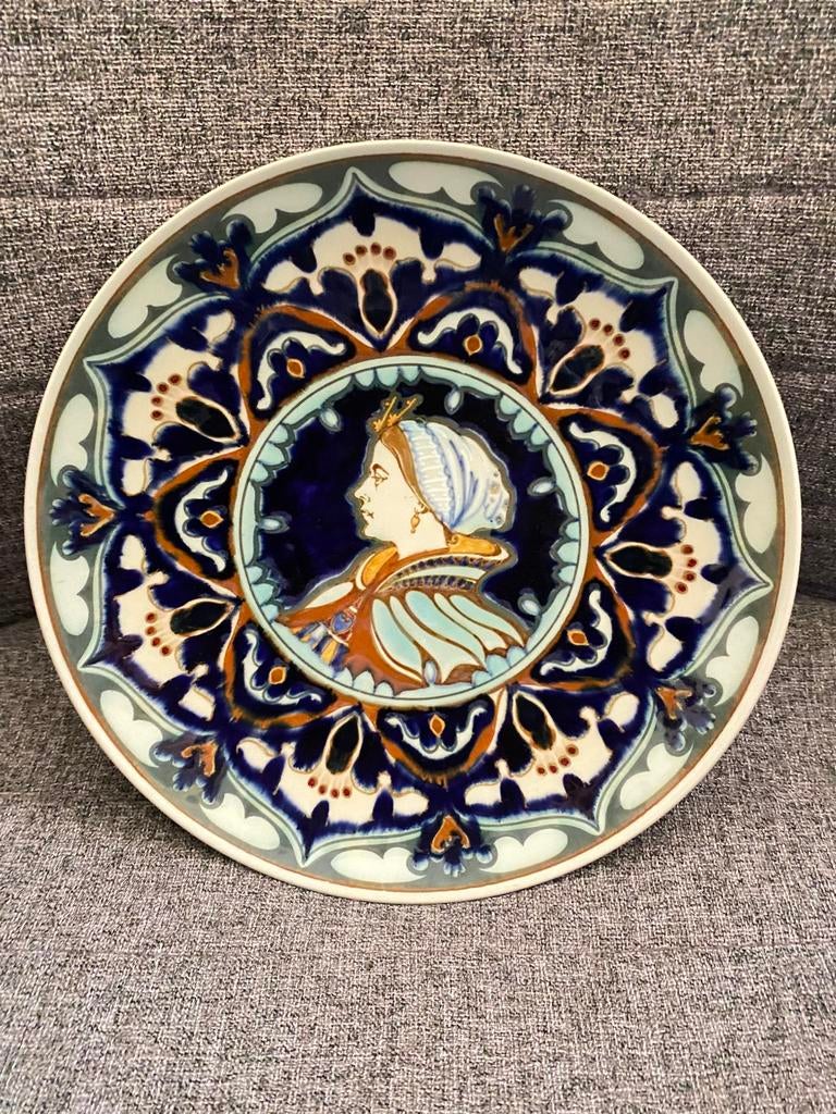 Rozenburg antiek plateel, Ophalen of Verzenden