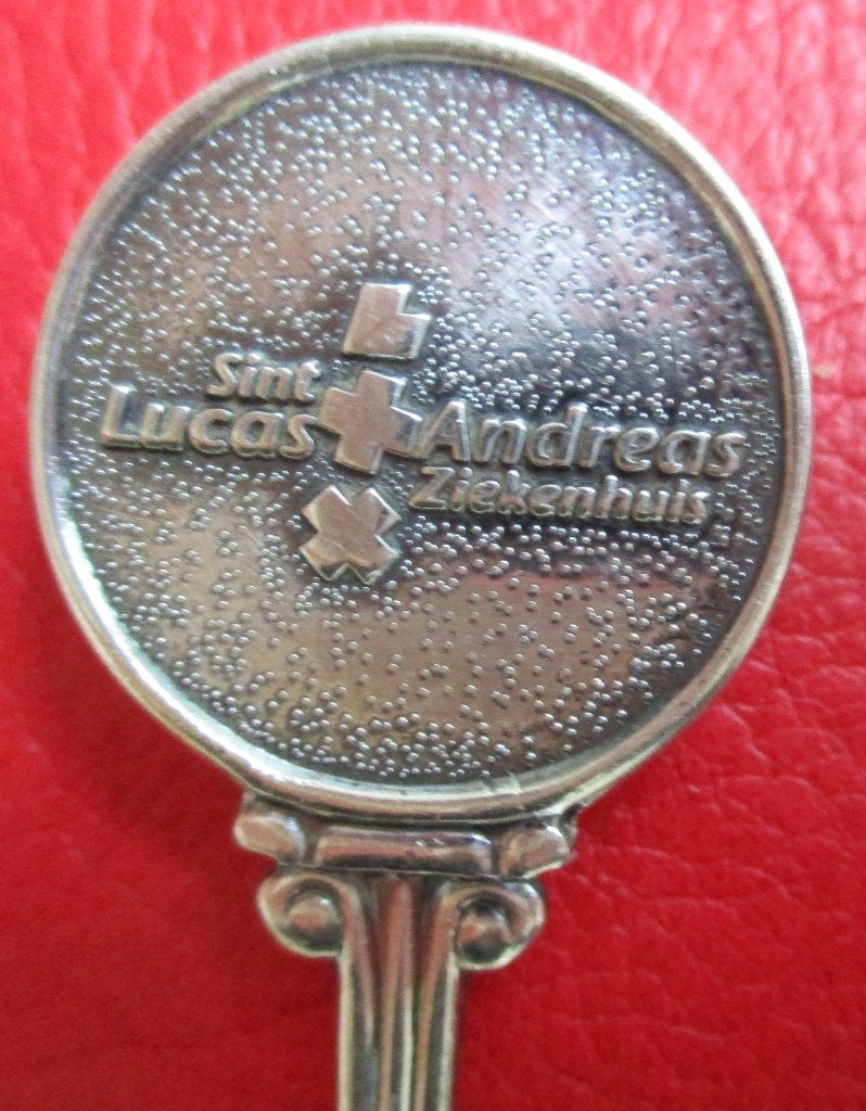 vintage theelepeltje st lucas andreas ziekenhuis Amsterdam, Ophalen of Verzenden, Gebruikt, Metaal, Bestek