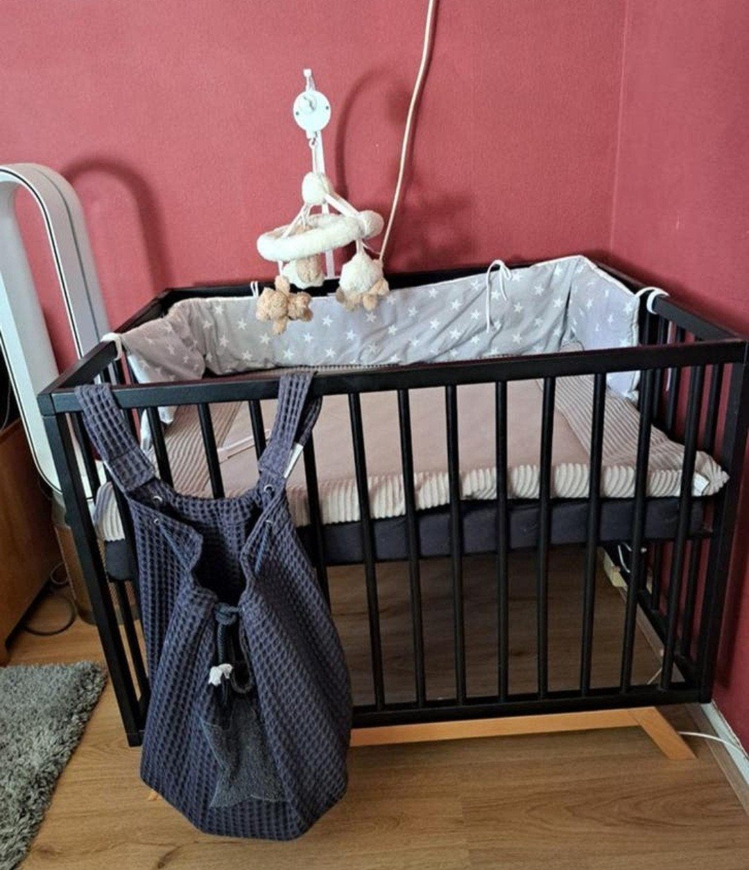 Prenatal Savi Box met accessoires, Kinderen en Baby's, Ophalen, Zo goed als nieuw, Minder dan 140 cm, Matras