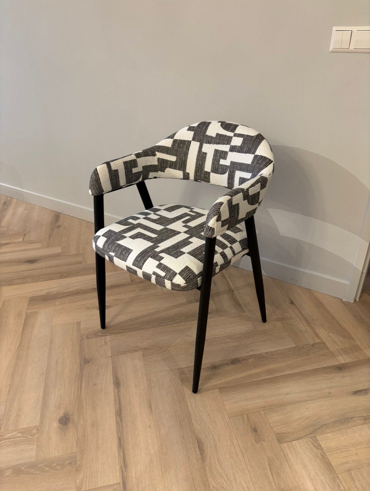 Eetkamerstoelen Zuiver, Huis en Inrichting, Stoelen, Ophalen, Zo goed als nieuw, Vier, Metaal