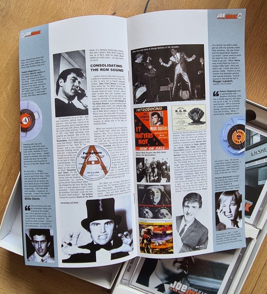 JOE MEEK - Portrait of a genius: The RGM legacy ( Boxset 4CD, Boxset, Pop, Ophalen of Verzenden, Zo goed als nieuw