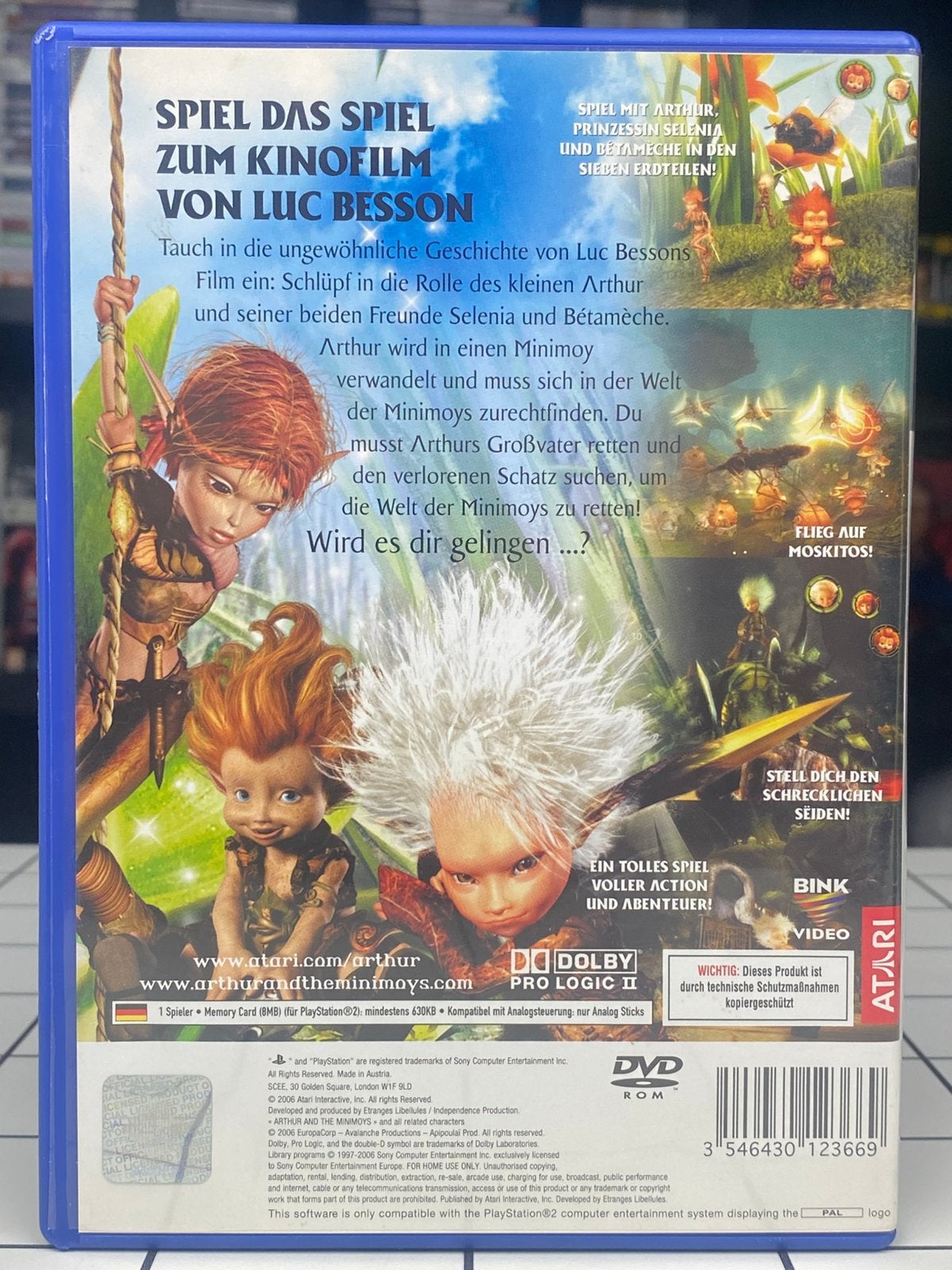 Arthur and the Mimimoys - PS2 PlayStation 2 Game - Compleet, Avontuur en Actie, Atari, 1 speler, Ophalen of Verzenden