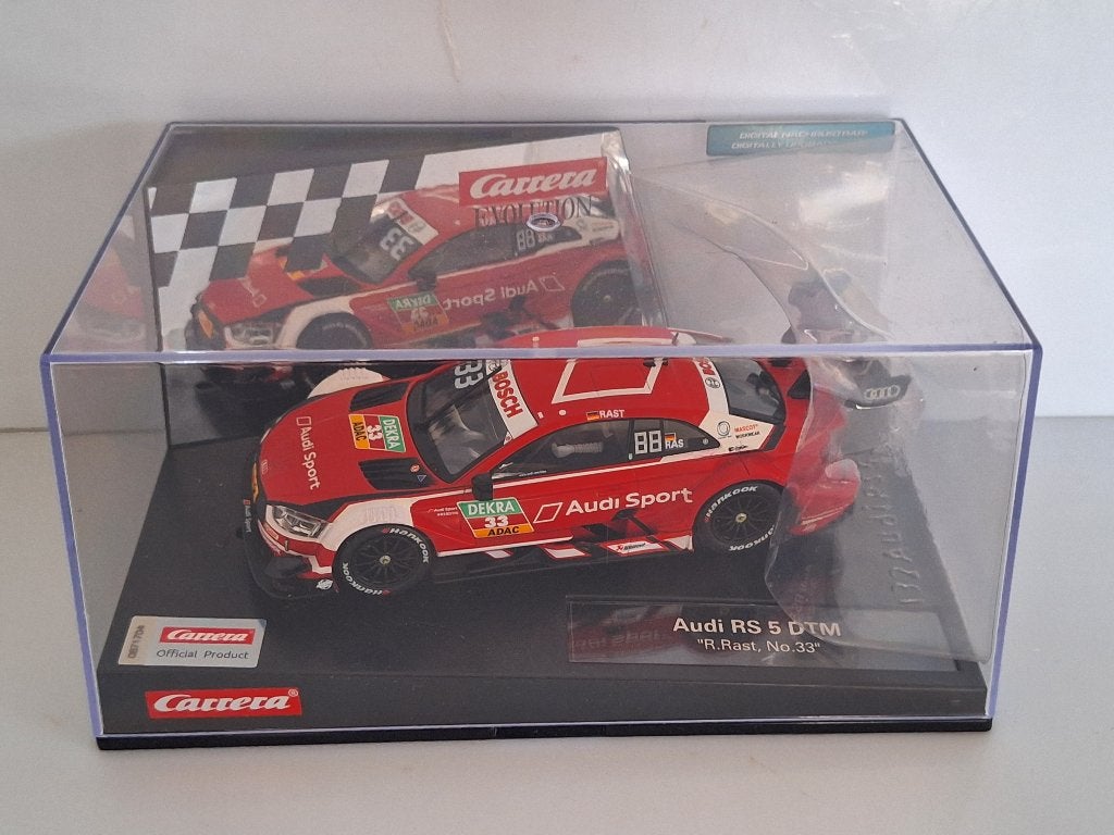 Carrera Evolution Audi RS 5 DTM R,Rast #33 27601, Kinderen en Baby's, Racebaan, Carrera, Nieuw, Ophalen of Verzenden