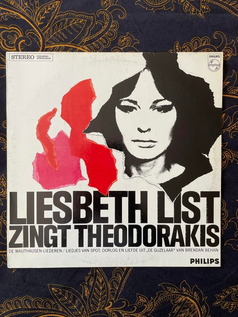 Liesbeth List zingt Theodorakis - LP, Gebruikt, Ophalen of Verzenden, Levenslied of Smartlap, 12 inch