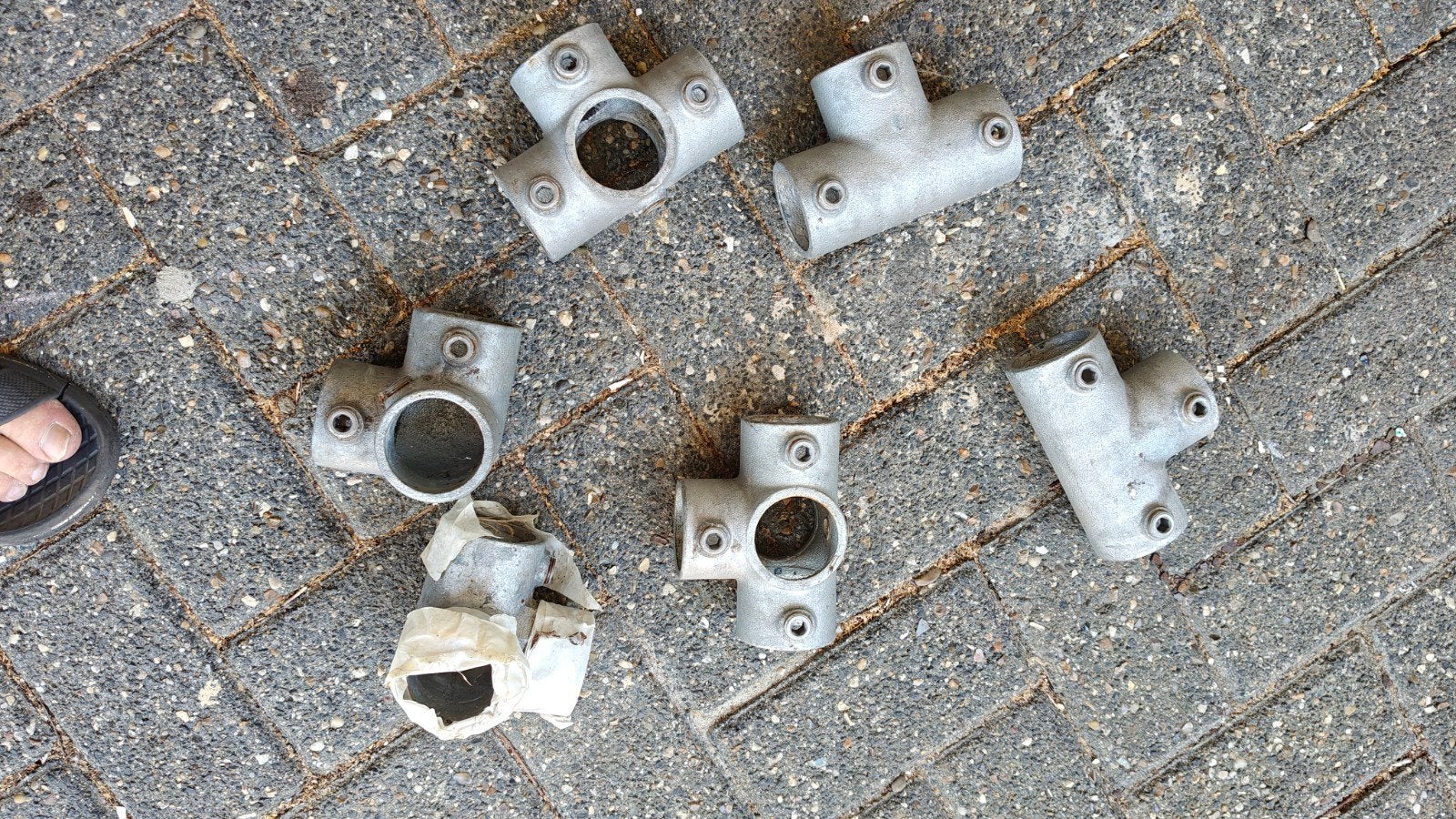 Diverse buiskoppelingen voor steigerbouw of constructies, Doe-het-zelf en Verbouw, Ophalen of Verzenden