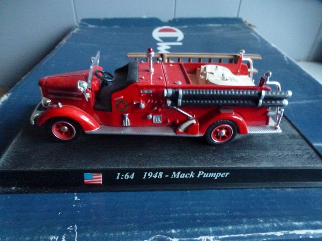 Mack 1948 Brandweerauto 1:72 metaal, Overige merken, Groter dan 1:32, Nieuw, Ophalen of Verzenden