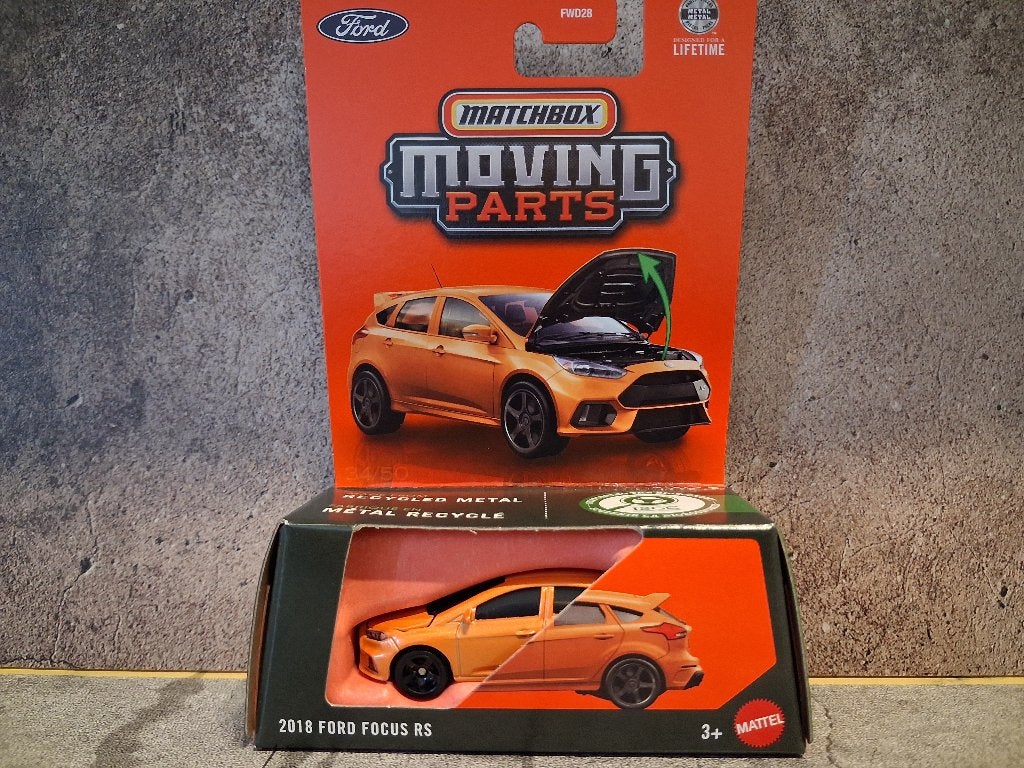 2018 Ford Focus RS van Matchbox, Ophalen, Nieuw, Auto