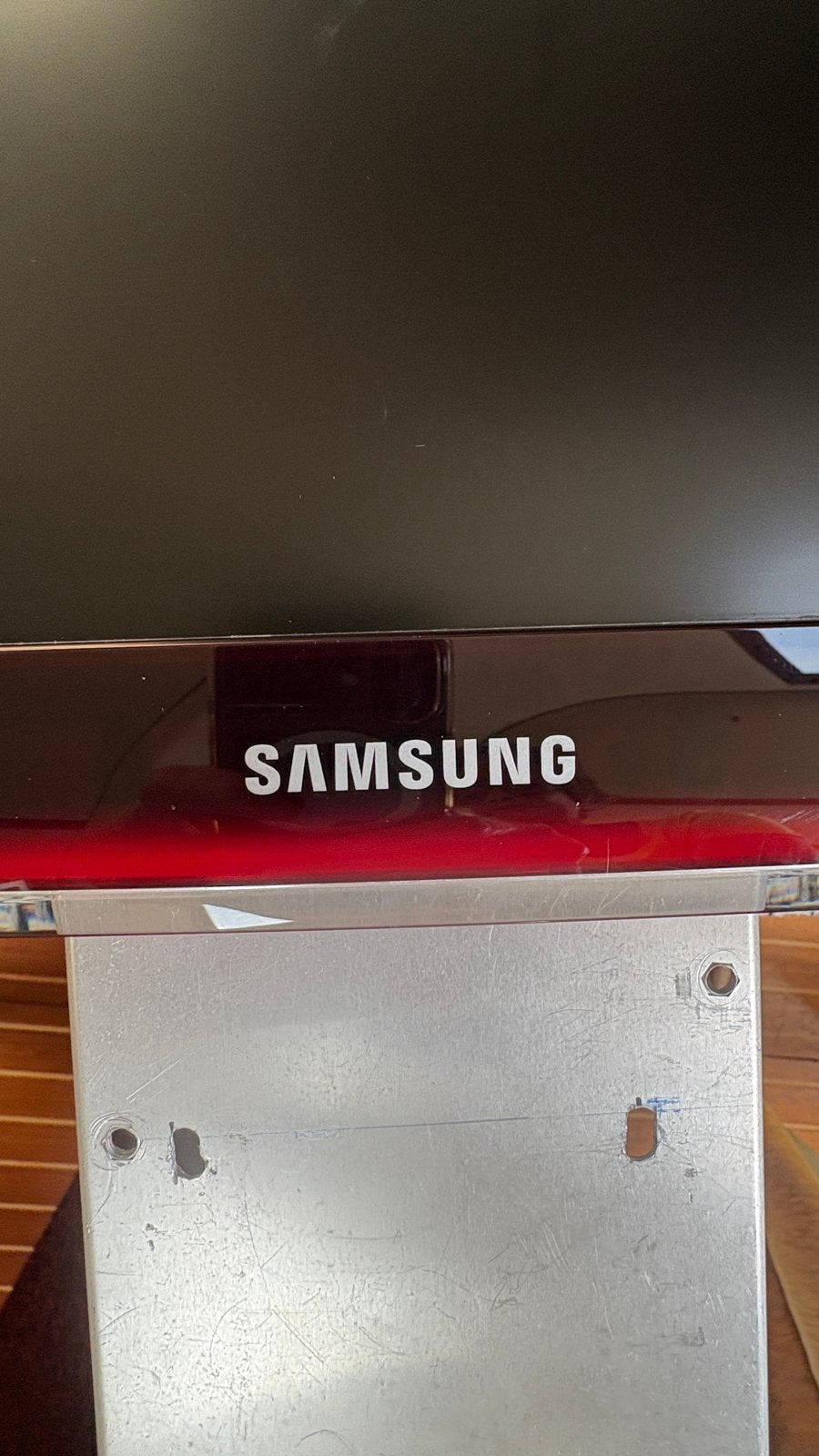 Samsung 22 inch LCD TV met afstandsbediening, Gebruikt, 50 Hz, Ophalen of Verzenden, Samsung